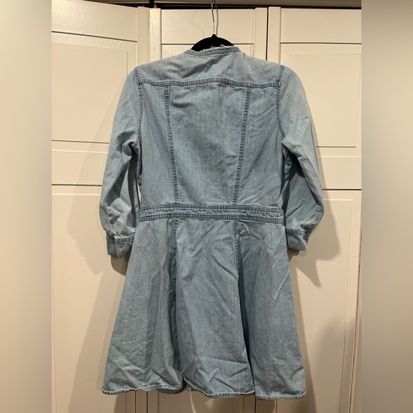 GAP fit & flare denim dress size 10 - Picture 3 of 4